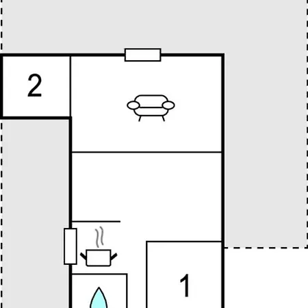 2 Bedroom Front In Hébergement de vacances